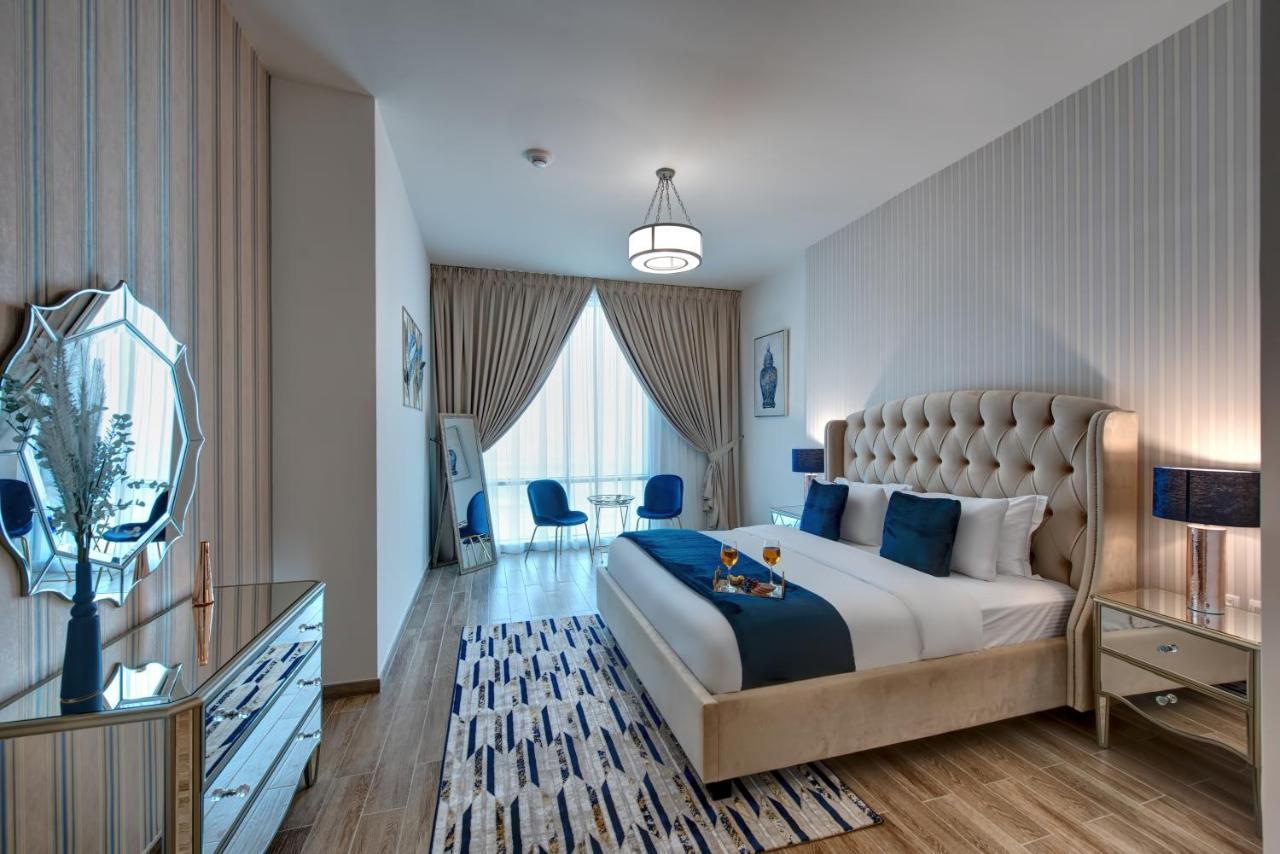 دبي Durrani Homes - Lux 1Br At Al Habtoor Amna Tower المظهر الخارجي الصورة