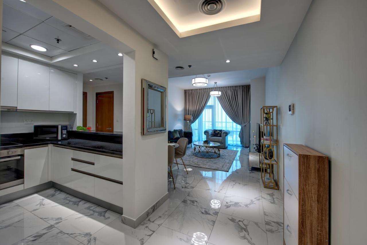 دبي Durrani Homes - Lux 1Br At Al Habtoor Amna Tower المظهر الخارجي الصورة