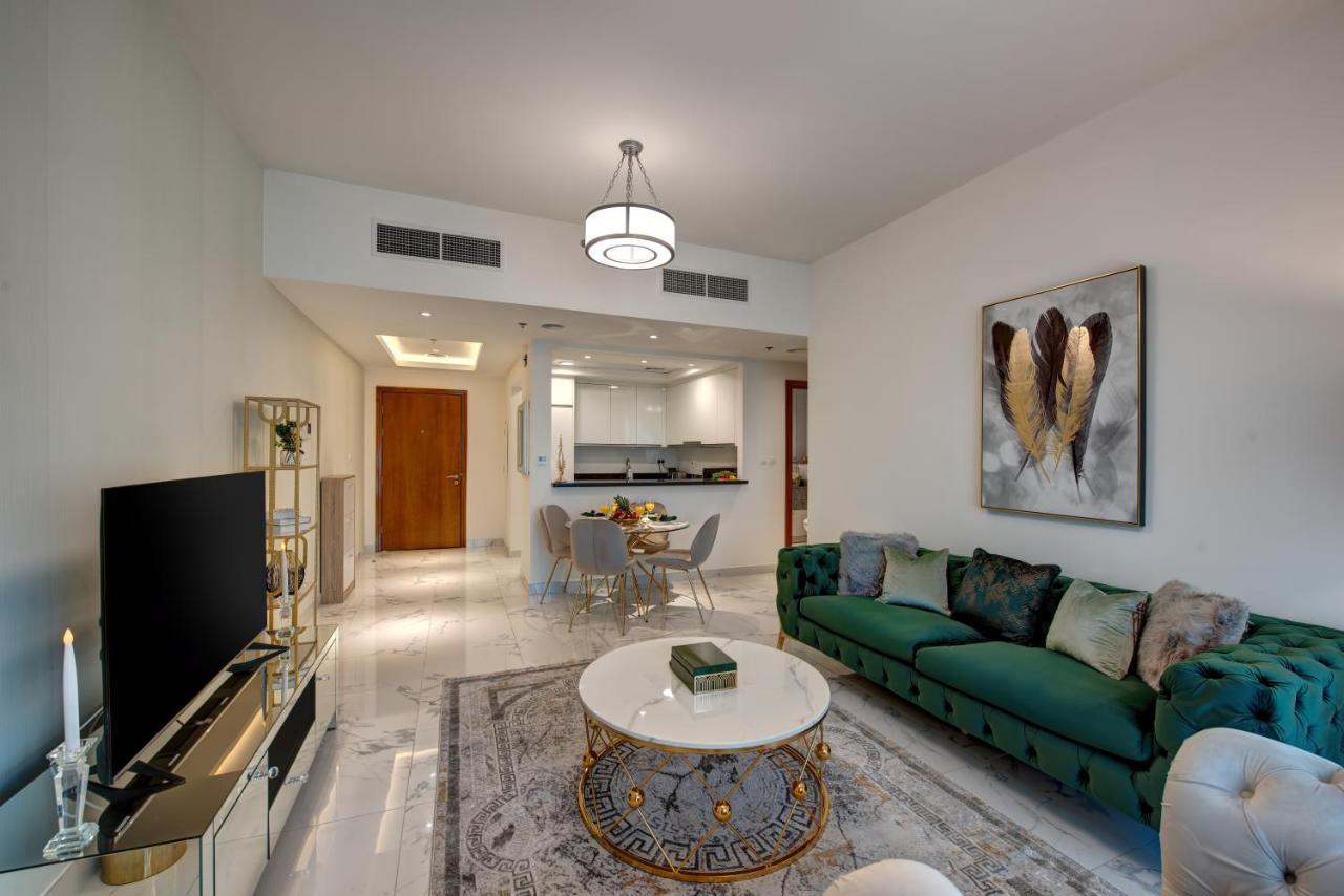 دبي Durrani Homes - Lux 1Br At Al Habtoor Amna Tower المظهر الخارجي الصورة