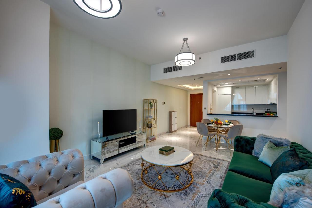 دبي Durrani Homes - Lux 1Br At Al Habtoor Amna Tower المظهر الخارجي الصورة