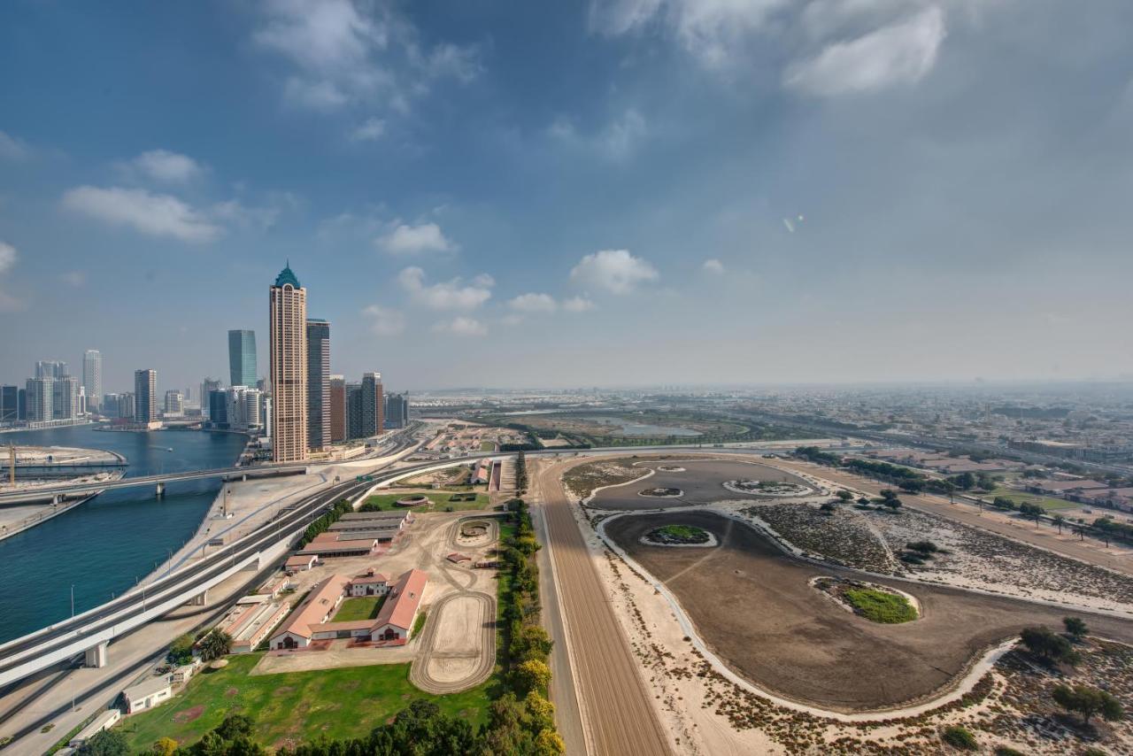 دبي Durrani Homes - Lux 1Br At Al Habtoor Amna Tower المظهر الخارجي الصورة